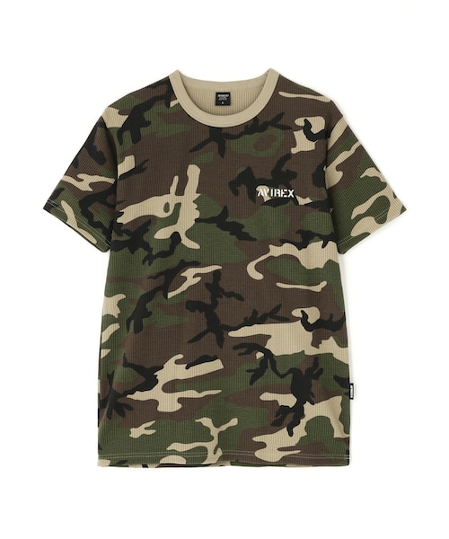 WEB&DEPOT限定》WAFFLE CREW LOGO T-SHIRT｜アヴィレックスの通販
