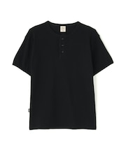 《DAILY／デイリー》MINI WAFFLE HENRY NECK T-SHIRT