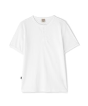 《DAILY／デイリー》MINI WAFFLE HENRY NECK T-SHIRT