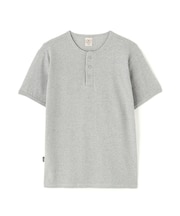 《DAILY／デイリー》MINI WAFFLE HENRY NECK T-SHIRT