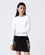《DAILY／WOMAN》L／S CREW NECK T-SHIRT