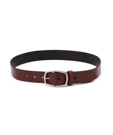 《直営店限定》COW LEATHER BELT DOUBLE PIN