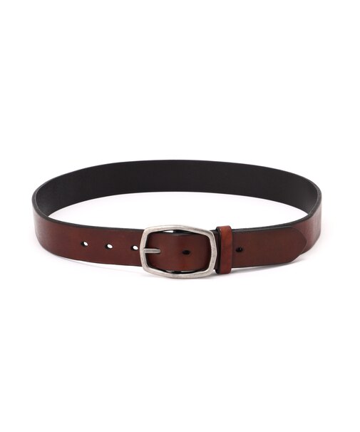 《直営店限定》COW LEATHER BELT DOUBLE PIN