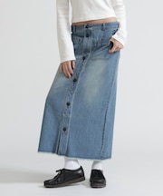 CL L-SAILOR DENIM LONG SKIRT