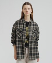 CHEMICAL WASH CHECK SHIRTS