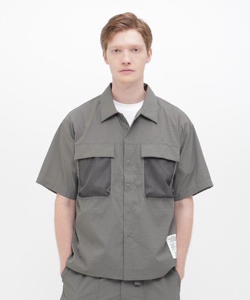 《URBAN GEAR》HEAT SHIELD MESH POCKET NYLON SHIRT