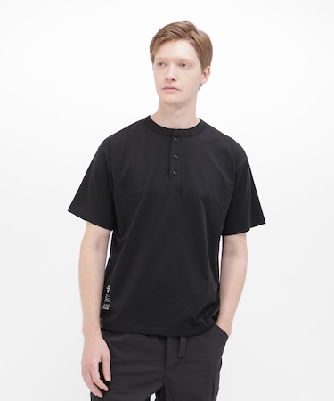 《URBAN GEAR》HEAT SHIELD HENRY NECK T-SHIRT