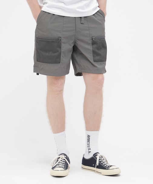 《URBAN GEAR》HEAT SHIELD MESH POCKET NYLON SHORTS