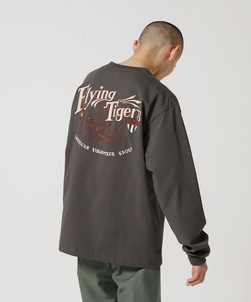 《WEB&DEPOT限定》MILITARY MOTIF LONGSLEEVE T-SHIRT