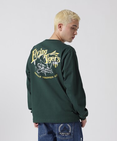 《WEB＆DEPOT限定》MILITARY MOTIF LONGSLEEVE T-SHIRT