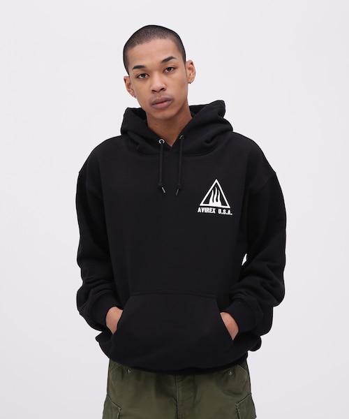 WEB&DEPOT限定》BLACK SCORPION PULL OVER PARKA｜アヴィレックスの
