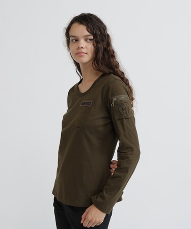 《WOMAN》FATIGUE L/S T-SHIRT