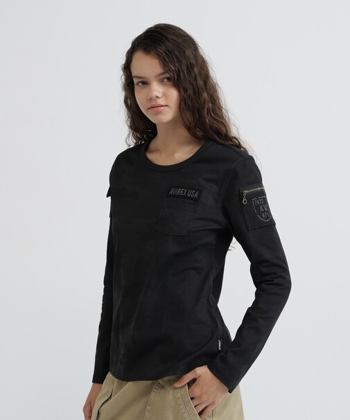 《WOMAN》FATIGUE L/S T-SHIRT