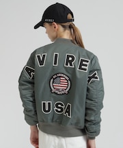 《WOMAN/直営店限定》MA-1 BIG LOGO FLAG