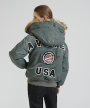 《WOMAN／直営店限定》N-2B BIG LOGO FLAG