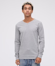 《DAILY/デイリー》L/S THERMAL V-NECK T-SHIRT