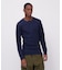 《DAILY／デイリー》L／S THERMAL HENRY NECK T-SHIRT