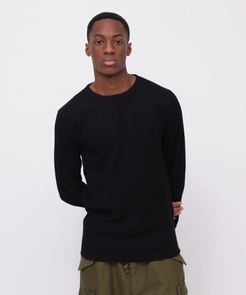 《DAILY/デイリー》L/S THERMAL CREW NECK T-SHIRT