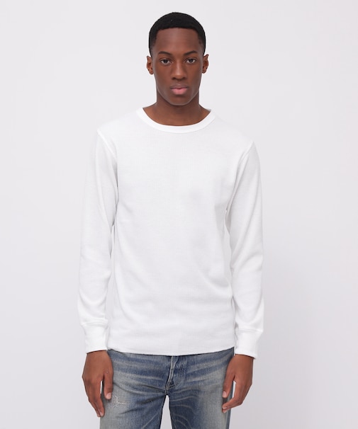 《DAILY/デイリー》L/S THERMAL CREW NECK T-SHIRT