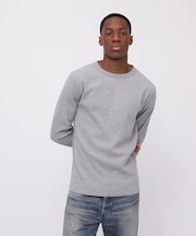 《DAILY／デイリー》L／S THERMAL CREW NECK T-SHIRT