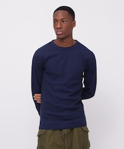《DAILY/デイリー》L/S THERMAL CREW NECK T-SHIRT