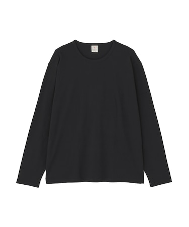 《DAILY/デイリー》BIG SIZE RIB L/S CREW NECK T-SHIRT