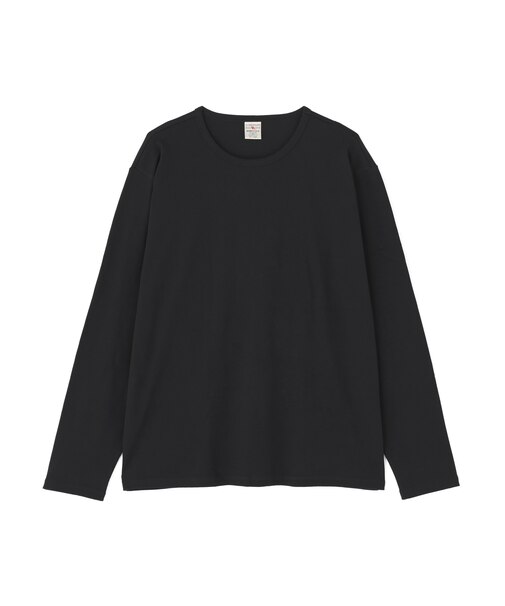 《DAILY/デイリー》BIG SIZE RIB L/S CREW NECK T-SHIRT