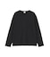 《DAILY／デイリー》BIG SIZE RIB L／S CREW NECK T-SHIRT