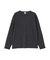 《DAILY／デイリー》BIG SIZE RIB L／S CREW NECK T-SHIRT