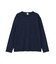 《DAILY／デイリー》BIG SIZE RIB L／S CREW NECK T-SHIRT
