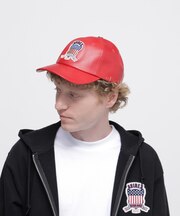 VARSITY LEATHER CAP "SIGNATURE