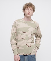 《直営店限定》MINI WAFFLE CAMO L/S T-SHIRT