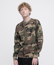 《直営店限定》MINI WAFFLE CAMO L/S T-SHIRT