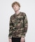 《直営店限定》MINI WAFFLE CAMO L／S T-SHIRT