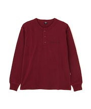 ECDP HNC WAFFLE H-NECK LS TEE