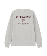 ECDP MINI WFL L/S TEE SKY SQUA