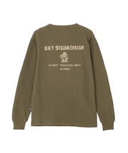 ECDP MINI WFL L/S TEE SKY SQUA