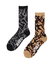 TRIBAL CAMOUFLAGE SOCKS 2PACK‐SET