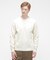 HONEYCOMB WAFFLE L／S HENLEY NECK T-SHIRT