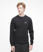 HONEYCOMB WAFFLE L/S CREW T-SHIRT