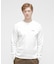 HONEYCOMB WAFFLE L／S CREW T-SHIRT