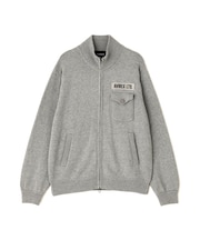 《WEB&DEPOT限定》STAND ZIP COTTON KNIT