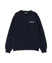 《WEB&DEPOT限定》CREW NECK COTTON KNIT