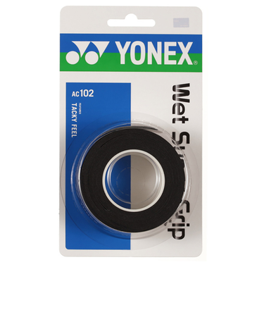 ヨネックス（YONEX）テニスグリップテープ ウェットスーパーグリップ 3本入り AC102-007