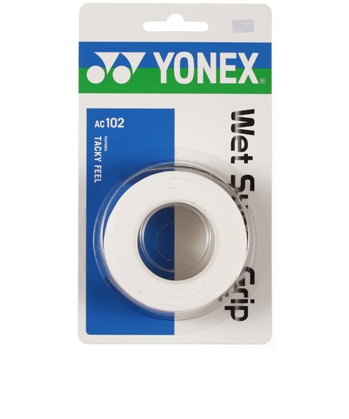 ヨネックス（YONEX）テニスグリップテープ ウェットスーパーグリップ 3本入り AC102-011