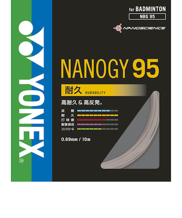 ヨネックス（YONEX）バドミントン ストリング ナノジー95 NBG95-024