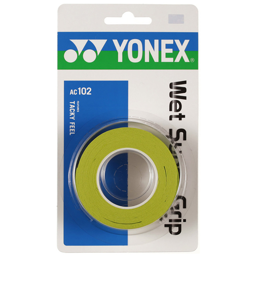 ヨネックス（YONEX）テニスグリップテープ ウェットスーパーグリップ 3本入り AC102-309