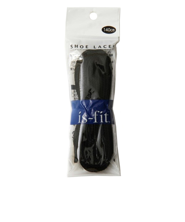イズフィット（is-fit）シューレース 靴ひも 140cm K2 ブラック