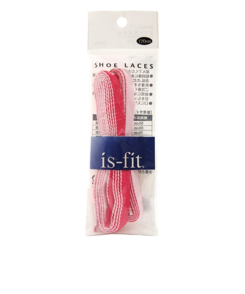 イズフィット（is-fit）シューレース 120cm RB4 ピンク