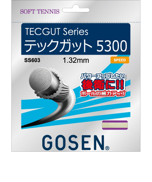 ゴーセン（GOSEN）ソフトテニスストリング テックガット5300 NA SS603NA